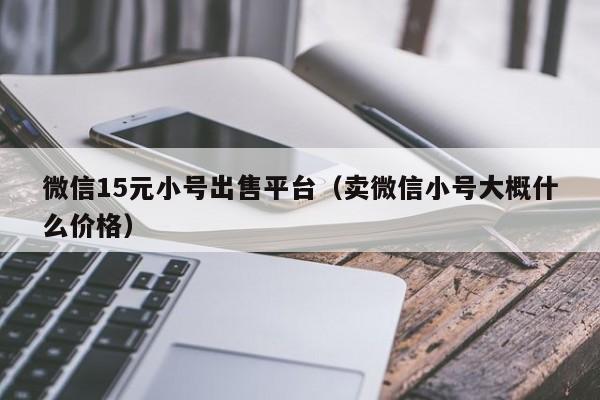 微信15元小号出售平台（卖微信小号大概什么价格）