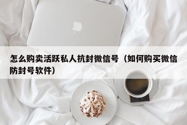 怎么购卖活跃私人抗封微信号（如何购买微信防封号软件）