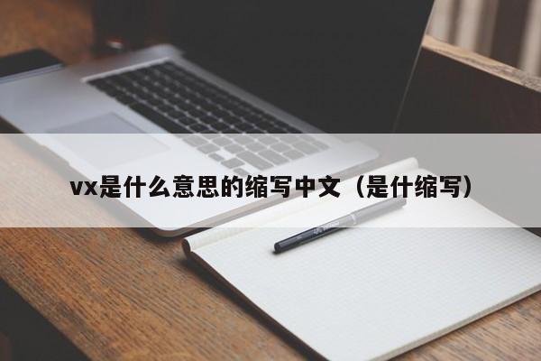 vx是什么意思的缩写中文（是什缩写）