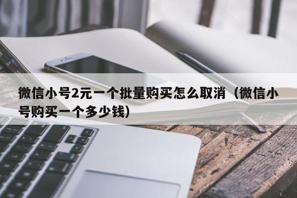 微信小号2元一个批量购买怎么取消（微信小号购买一个多少钱）