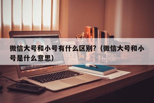 微信大号和小号有什么区别?（微信大号和小号是什么意思）