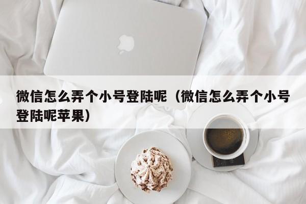 微信怎么弄个小号登陆呢（微信怎么弄个小号登陆呢苹果）