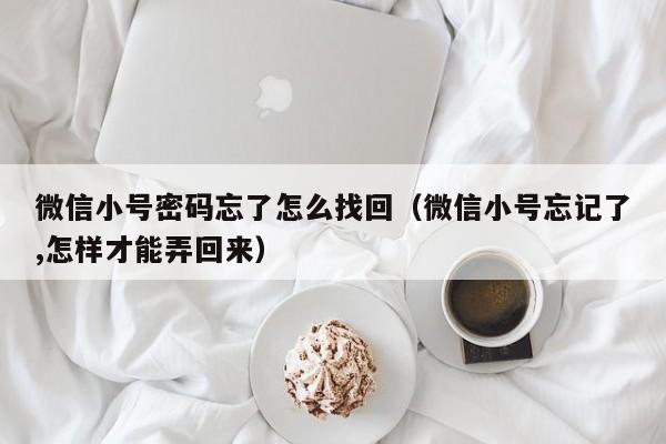 微信小号密码忘了怎么找回（微信小号忘记了,怎样才能弄回来）