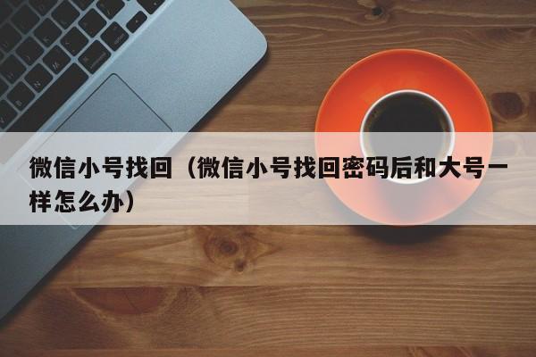 微信小号找回（微信小号找回密码后和大号一样怎么办）