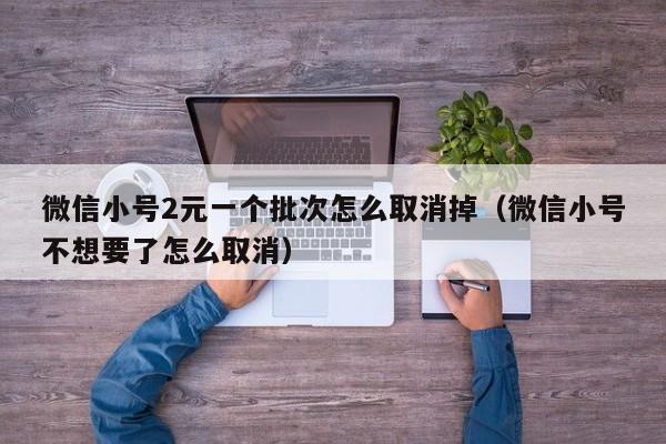 微信小号2元一个批次怎么取消掉（微信小号不想要了怎么取消）