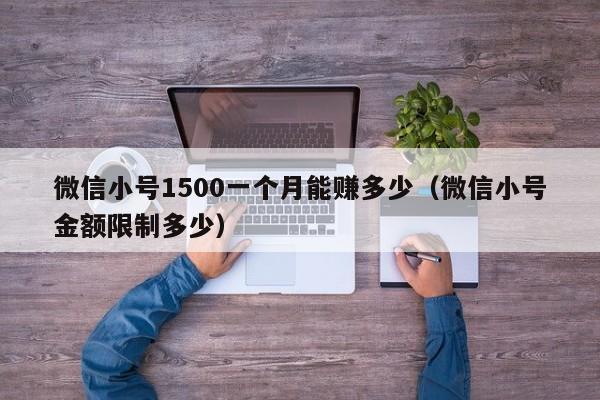 微信小号1500一个月能赚多少（微信小号金额限制多少）