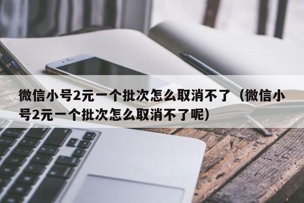 微信小号2元一个批次怎么取消不了（微信小号2元一个批次怎么取消不了呢）